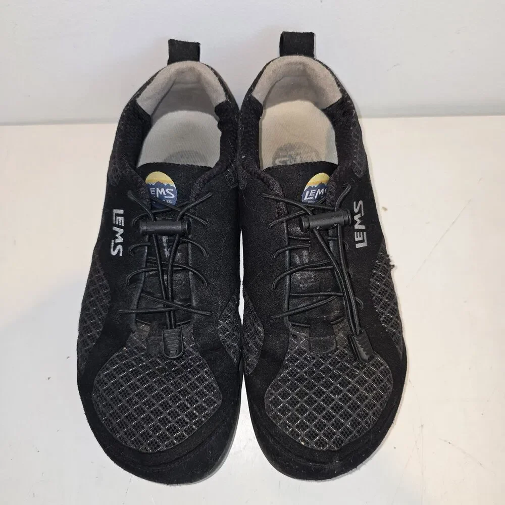 Lems Primal 2  Black Barefoot Minimalist Running Shoes Unisex Men 8 Women 9.5